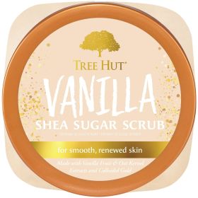Tree Hut Vanilla Shea Butter Sugar Body Scrub, 18 oz