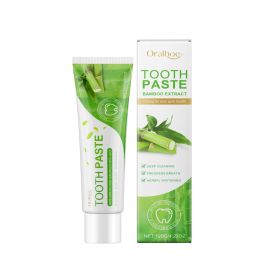 Oralhoe Bamboo Brightening Toothpaste Gently Cleans Teeth Protect Enamel Hygiene Care Yellow Tooth Toothpaste