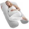 Pregnancy Pillow, U-Shaped Full Body Maternity Pillow for Pregnant Women, Soft and Breathable Pregnant Support Pillows with Removable & Washable Cover