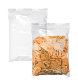 Pack of 1000 Clear Zipper Bags 12 x 15. Seal Top Polyethylene Bags 12x15. Thickness 2 mil. Plastic Poly Bags for Packing and Storing. Ideal for Indust