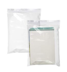 Pack of 1000 Clear Zipper Bags 10 x 12. Seal Top Polyethylene Bags 10x12. Thickness 2 mil. Plastic Poly Bags for Packing and Storing. Ideal for Indust