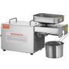 VEVOR Electric Oil Press Machine, 700W Stainless Steel Oil Extractor Machine, 140°C / 284°F Constant Temperature