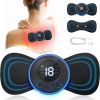 Muscle Body Massager Host with 2 Replaceable Pads and 19 Speed 8 Modes for Pain Relief for Full Body and Relaxation of Arm, Leg Shoulder, Waist