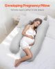 Pregnancy Pillow, U-Shaped Full Body Maternity Pillow for Pregnant Women, Soft and Breathable Pregnant Support Pillows with Removable & Washable Cover