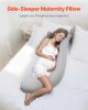 Pregnancy Pillows L-Shaped Maternity Pillow for Pregnant Women Soft & Breathable