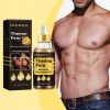 Houkea Bee Venom Men's Chest Care Oil Men's d Chest Contour Massage Care Essential Oil
