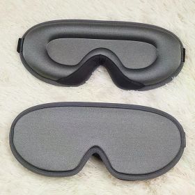 3D Eye Mask Bluetooth Music Play Sleeping Headphones with Built-in HD Speaker Mask For Sleep Headphones Wireless Air Travel 5.0 (Color: GRAY)