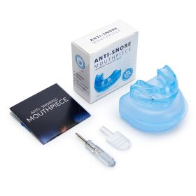 Anti Snore Bruxism Mouth Guard Stop Snoring Mouthpiece Teeth Bruxism Sleeping Aid Apnea Devices Night Anti-Snoring Mouth Guard (Color: Blue)