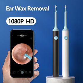 Ear Wax Removal; Waterproof Earwax Cleaner With Camera; 6 LED Lights; WiFi Ear Cleaning Kit; Otoscope With Light; For ; iPhone ; iPad; Android Smart P (Color: Black)