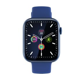 P45 smart watch new Bluetooth call heart rate and blood pressure monitoring sports mode (colour: blue)