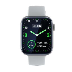 P45 smart watch new Bluetooth call heart rate and blood pressure monitoring sports mode (colour: silver gray)