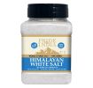 Himalayan White Salt by Pride Of India - 1lb - Rarest & Enriched W/84+ Natural Minerals- Low Sodium- Mineral Rich Nutrition and Enhanced Taste- Health
