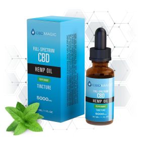 Full Spectrum CBD Oil (Flavours: Peppermint, Dosages: 5000mg)