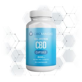 CBD Pills for Pain - Full Spectrum CBD Capsules 600mg (Dosages: 600mg)
